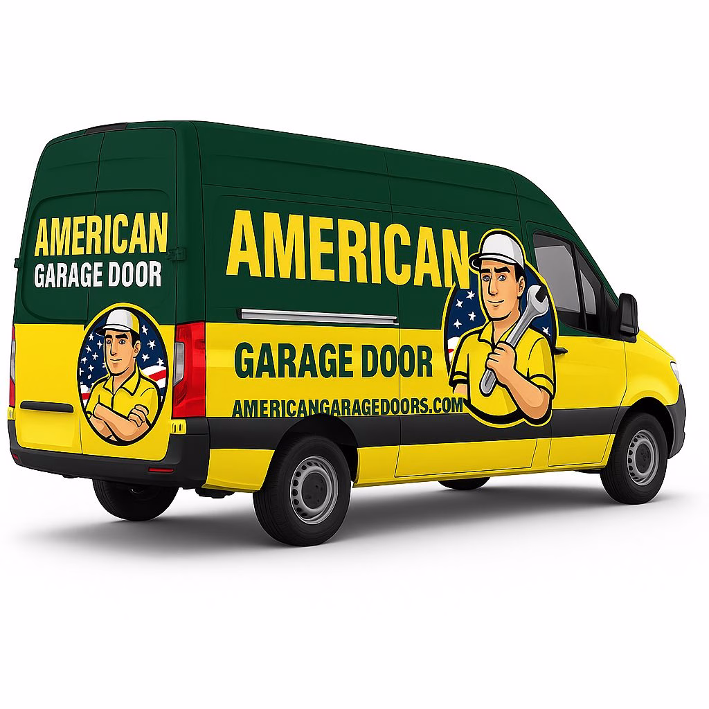 American Garage Door service van